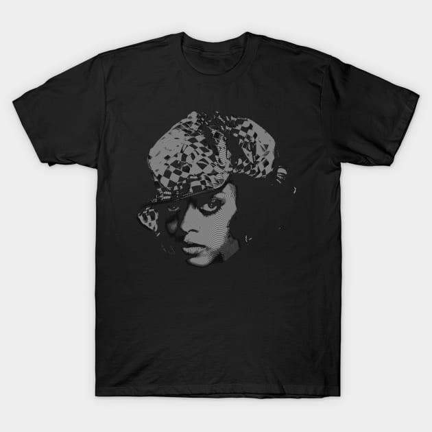 Diana Ross Singer white T-Shirt by regencyan